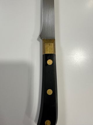 jamonero de madera del corte ingles y cuchillo