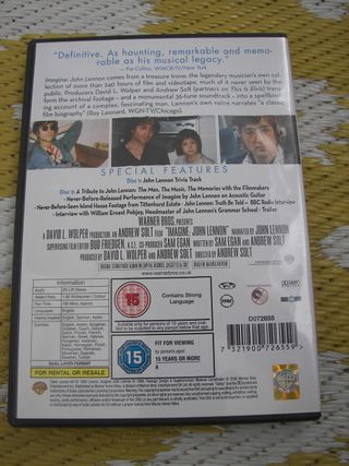 2x DVD IMAGINE JOHN LENNON