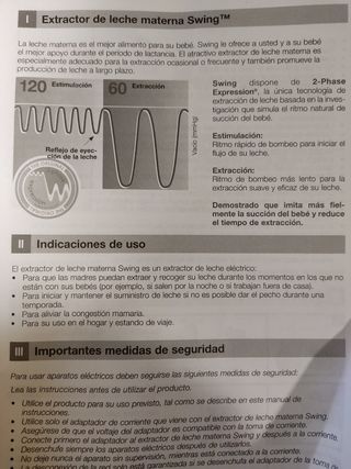 Sacaleches Medela swing