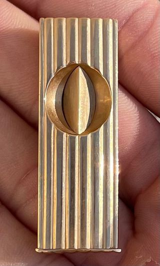 Cortapuros vintage chapado en oro