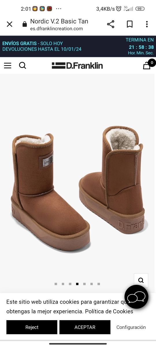 Botas de mujer para el frío