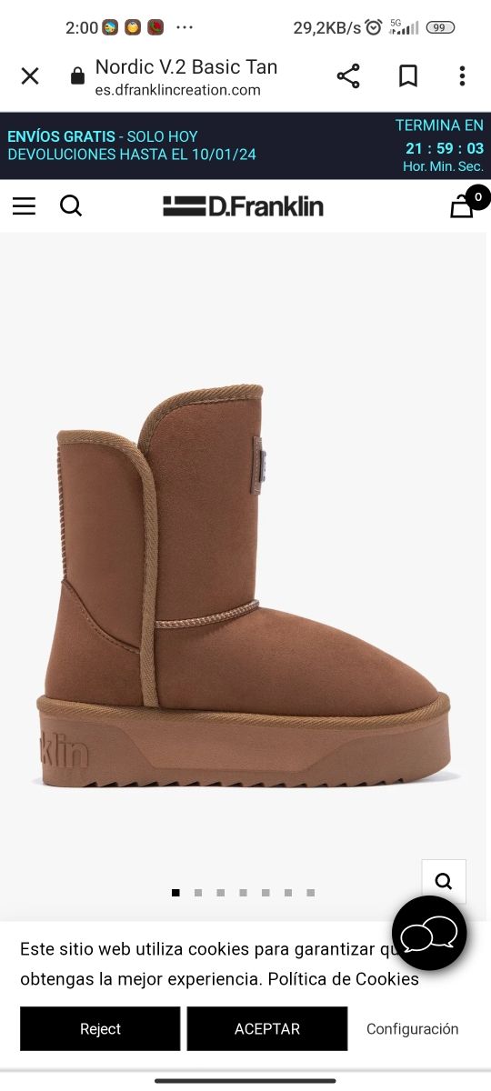 Botas de mujer para el frío