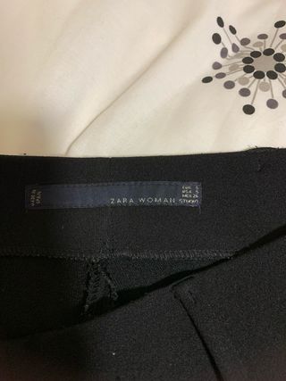 Pantalon Zara, negro, talla 36