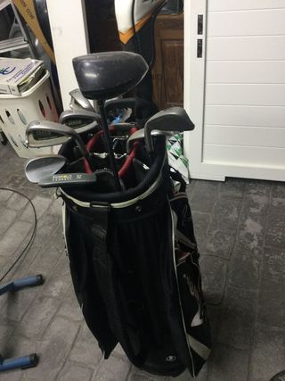 Juego de palos de golf con bolsa