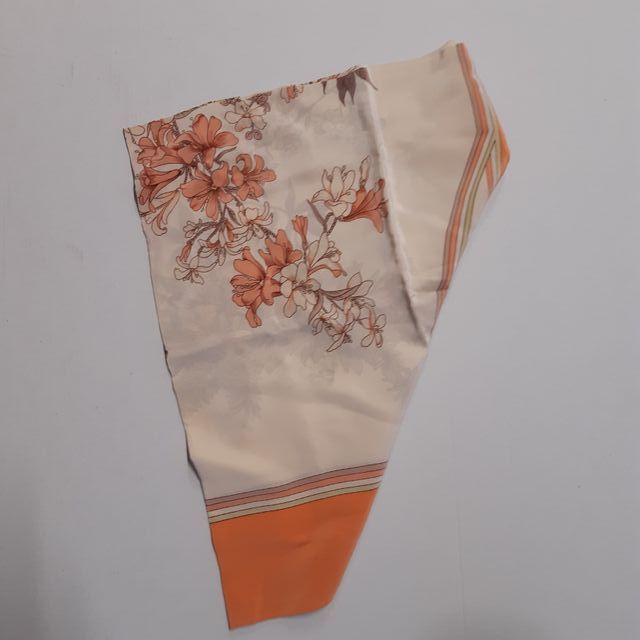 Foulard ostinelli arancio 80x80