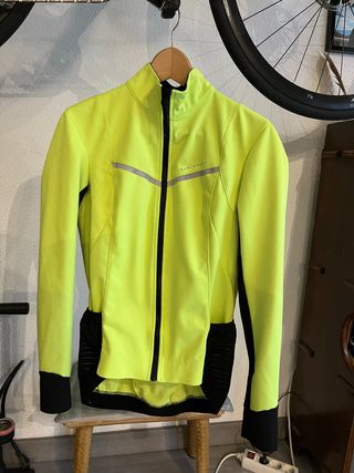 chaqueta ciclismo van rysel mujer invierno 