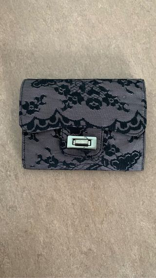 Bolso de mano negro/gris con cadena eventos