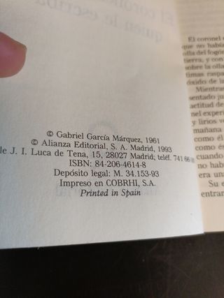 Libro Lorca y Marquez