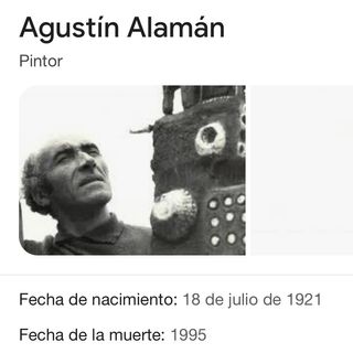 Escultura bronce Agustín Alamán (17x12cm)