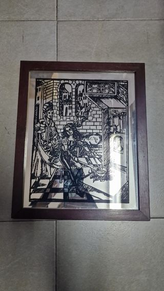 ANTIGUO CUADRO FARMACEUTICO