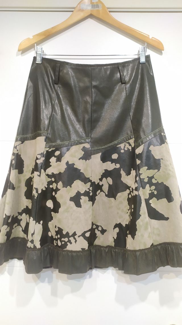 falda animal print nueva