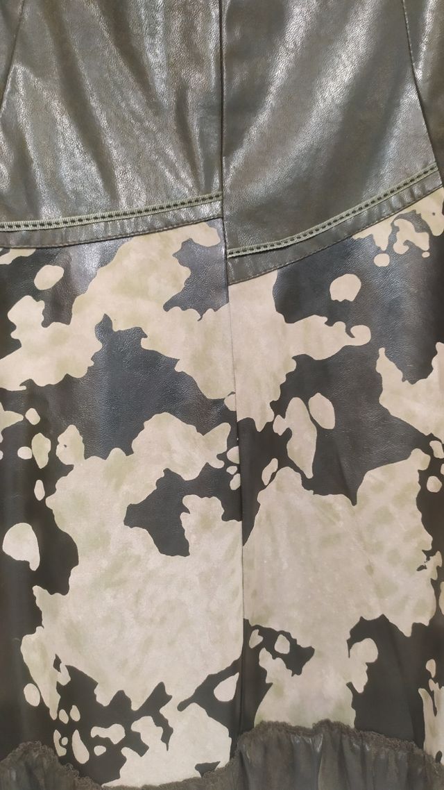 falda animal print nueva