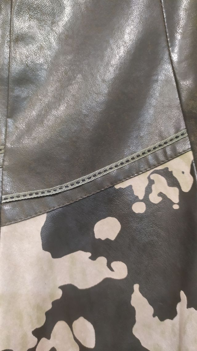 falda animal print nueva