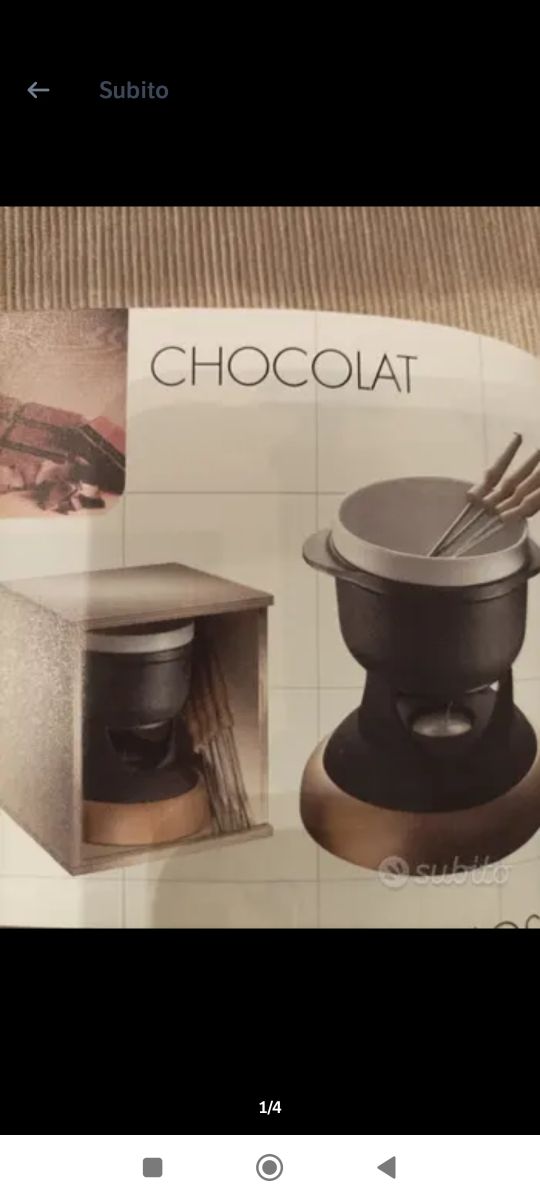 Attrezzo per fonduta al cioccolato 🍫