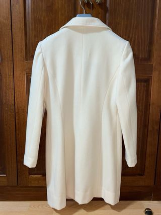 Abrigo de Paño Blanco