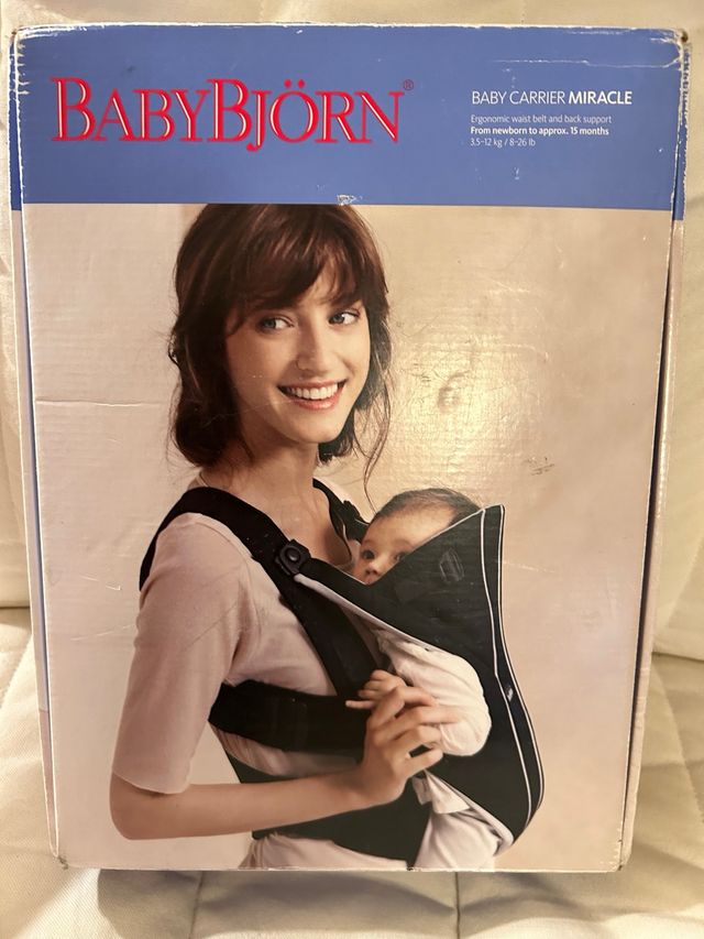 Mochila porta bebes Baby Bjorn 3,5 a 12kg