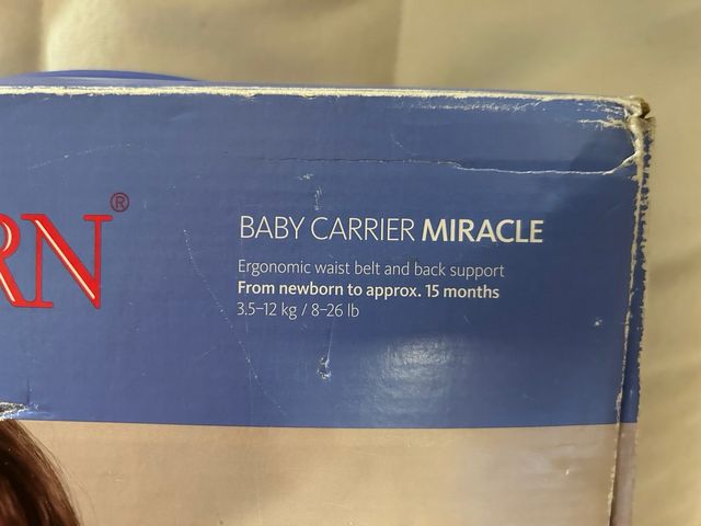 Mochila porta bebes Baby Bjorn 3,5 a 12kg