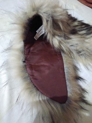 Cuello de pelos sintetico benetton