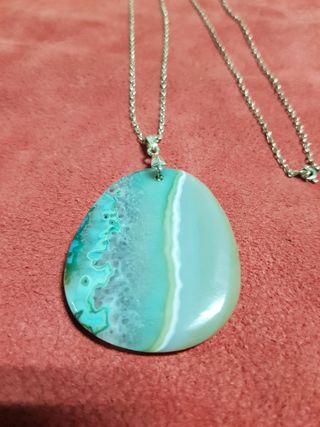 Antiguo colgante plata,baño oro,gema,piedra unico