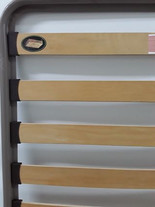 Somier lamas madera 80 cm flex