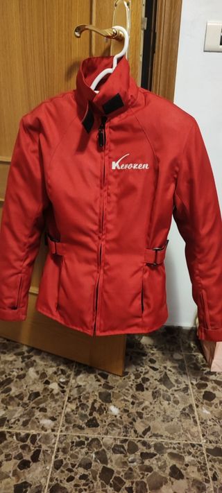 Chaqueta moto mujer