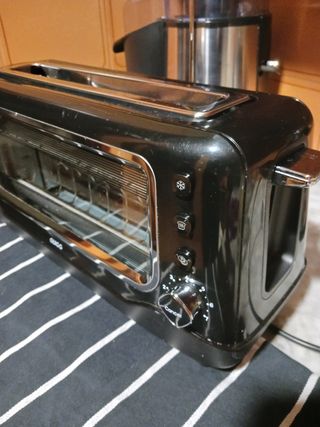 TOSTADORA CON CRISTAL