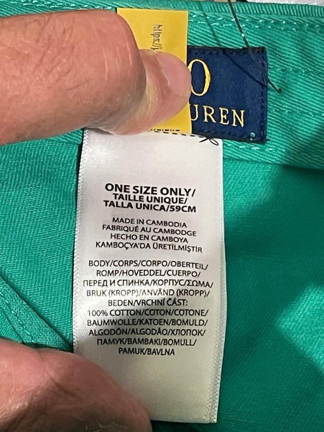 Gorra de “Polo Ralph Lauren” verde