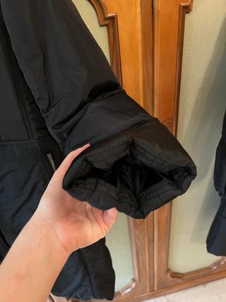 Piumino lungo PostCard con collo rimovibile