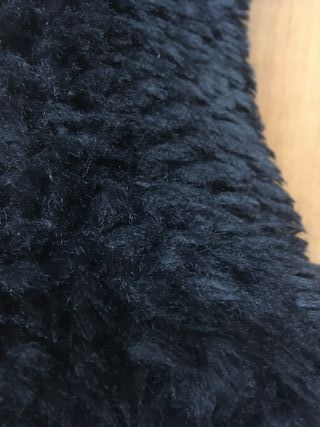 Bufanda pelo piel cuello estola zorrón mujer