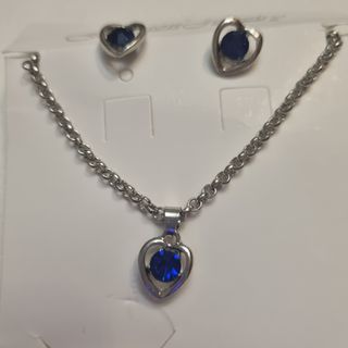 Conjunto collar, anillo,pulsera pendi