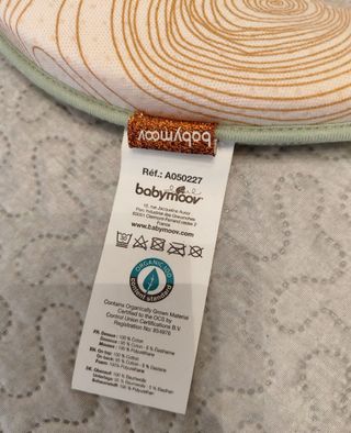 Almohada ergonómica, protectora cabeza bebes