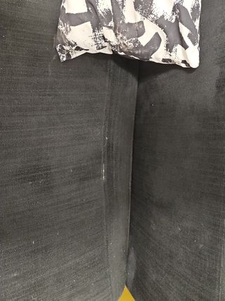 Sofá negro desenfundable