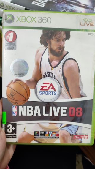 NBA live 08 Xbox 360