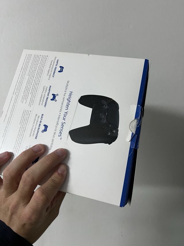 caja mando ps5 negro
