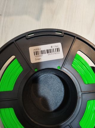 Filamento stampante 3D verde ABS+ Geeetech 500g