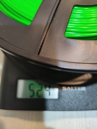 Filamento stampante 3D verde ABS+ Geeetech 500g