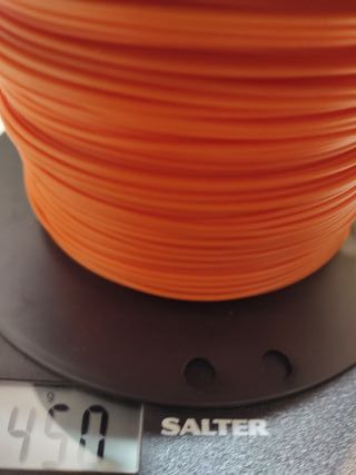 Filamento stampante 3D ABS arancione 1,75 450g