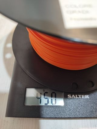 Filamento stampante 3D ABS arancione 1,75 450g