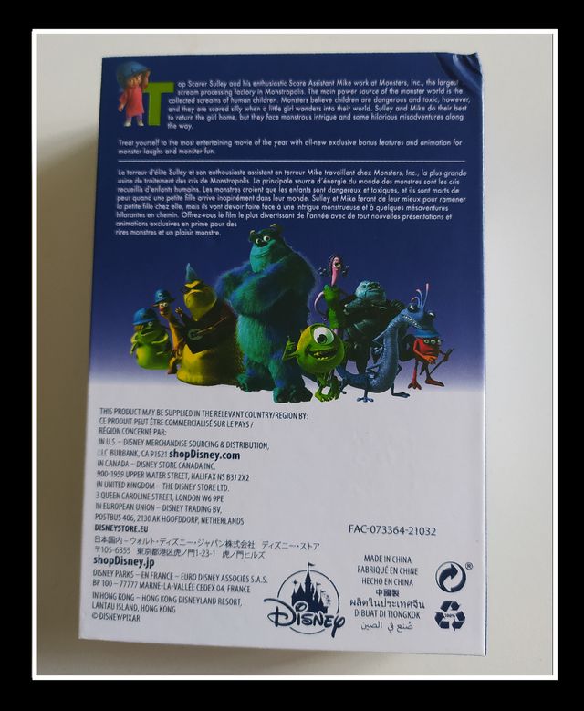 disney  set pins Monsters Inc pixar disney store