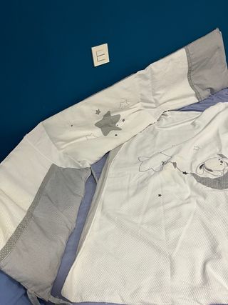 funda edredon de cuna y chichonera