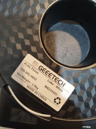 Pla Stampante 3D 1.75 534g bianco Geeetech