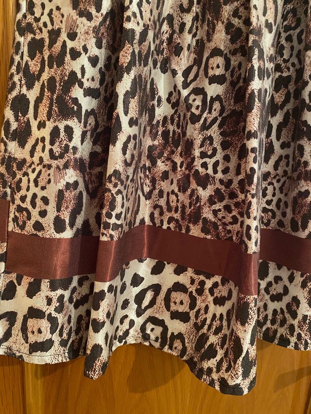 Falda leopardo