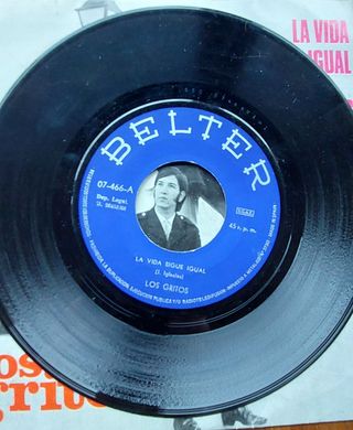 🎵2 vinilos pequeños: Los Gritos y Los Geminis