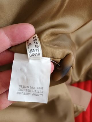 Abrigo de lana virgen