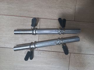 BARRAS 2 MANCUERNAS + 4 CIERRES PARA DISCOS DE 28M