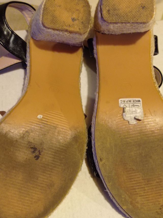 Sandálias da H&D de salto alto,tam:36