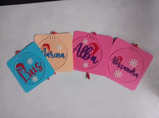 Adorno árbol navidad personalizados 