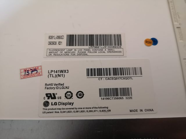LP141WX3(TL)(N1) PANTALLA PORTATIL
