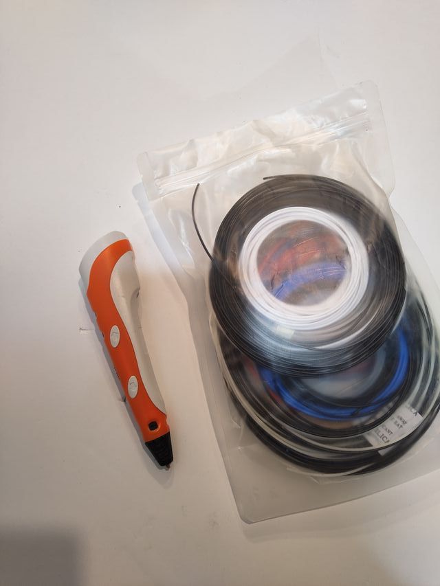 Penna 3d con filamenti