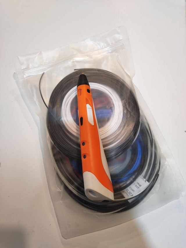 Penna 3d con filamenti